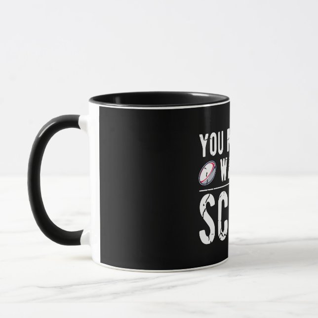 Mug Tu me fais Wanna Scrum - Drôle Rugby Dit Cadeau (Gauche)