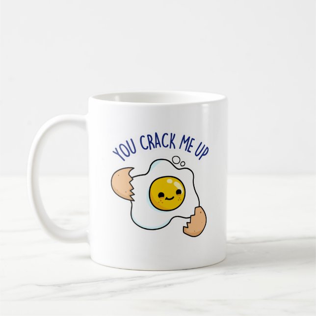 Mug Tu Me Frappes Un Jeu D'Oeufs Drôle (Gauche)