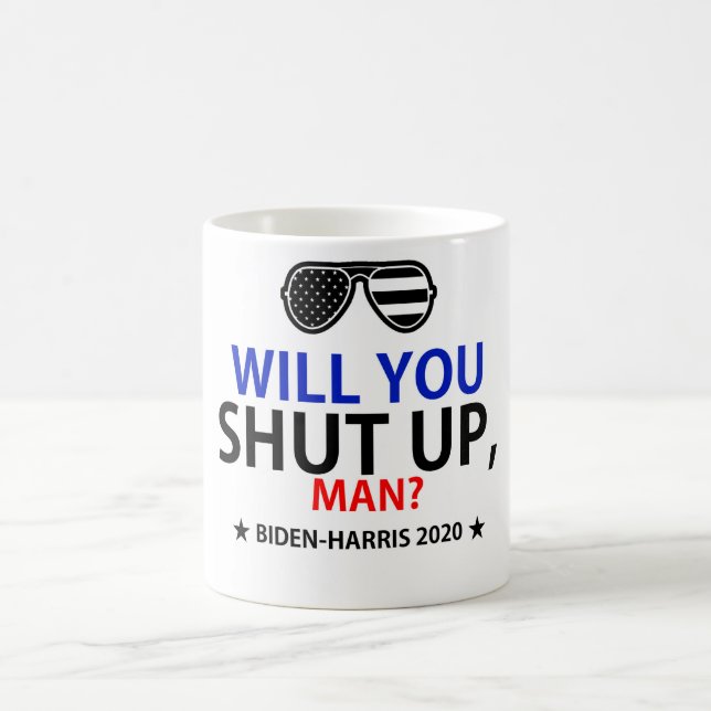 Mug Tu vas te taire, mec ? Élection de Biden-Harris 20 (Centre)