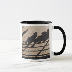 Mug Tucson, Arizona : Ombres des concurrents de rodéo