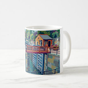 Mug Tuel Lane écluse Sowerby Bridge Yorkshire Canal Ar