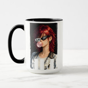 Mug TUEZ-LE ! – Collection Rebelle Bubble-gum