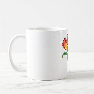 Mug Tulipe arc-en-ciel - Fleur colorée