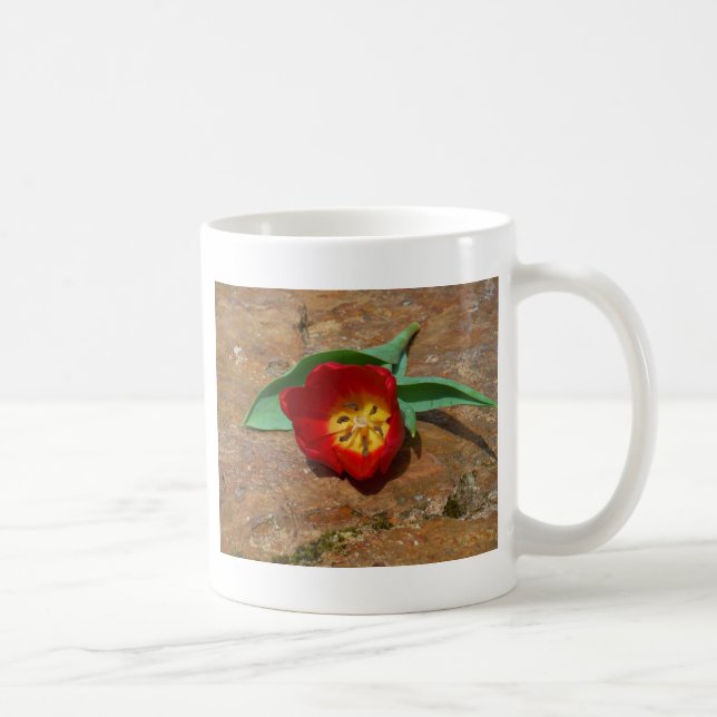 Mug Tulipe rouge du printemps (Droite)