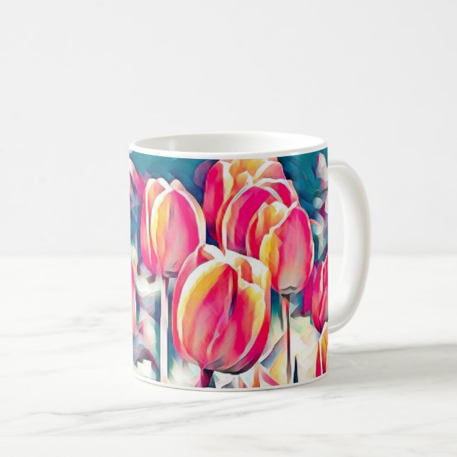 Mug Tulipes (Devant droit)