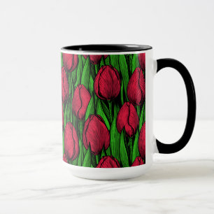 Mug Tulipes rouges