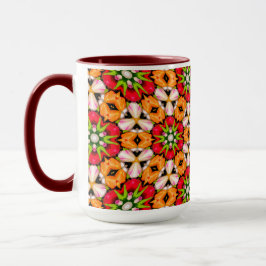 Mug Tulips Bouquet Motif