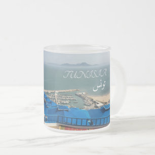Mug Tunisie Sidi Bou Saïd Mattglastasse