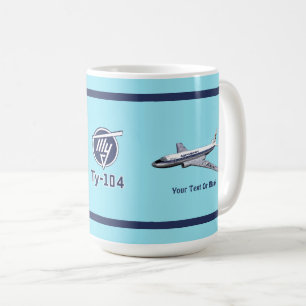 Mug Tupolev (Т у п л о в) Tu-104 Airliner