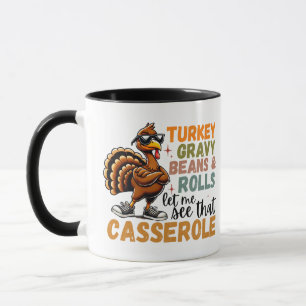 Mug Turc Fèves Graves Et Rouleaux Casserole Drôle