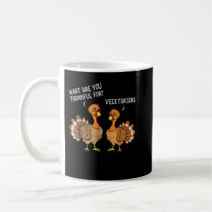 Mug Turkeys Parler Merci Végétariens Thanksgiving