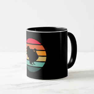 Mug Turquie Oiseau Thanksgiving Distressed coucher de 