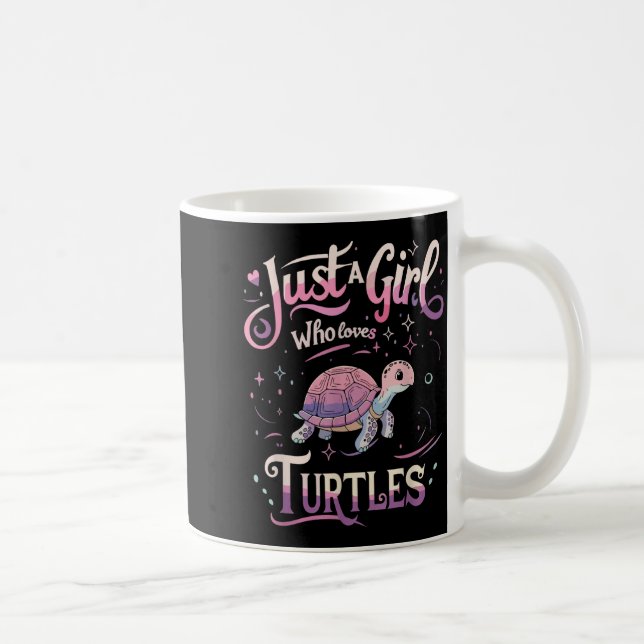 Mug Turtle Cute Girl Men Women S  (Droite)