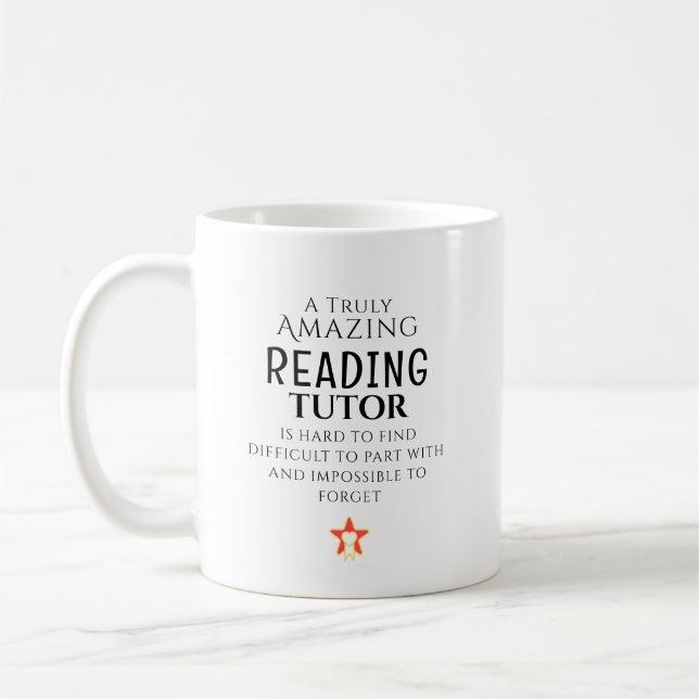 Mug Tuteur de lecture incroyable Difficile à trouver s (Gauche)