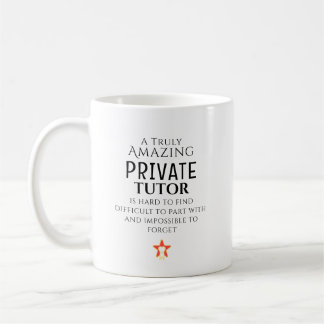 Mug Tuteur Privé Incroyable Difficile à Trouver Sur Me