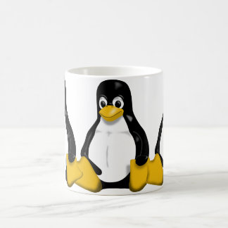 Mug Tux répétant le motif