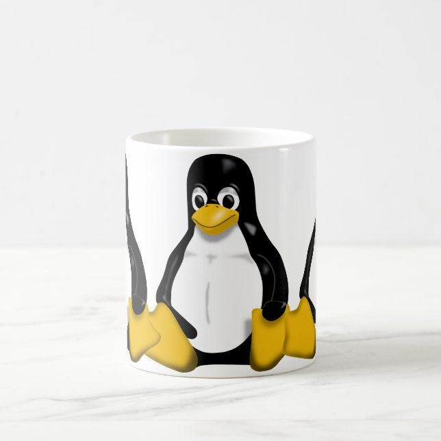 Mug Tux répétant le motif (Centre)