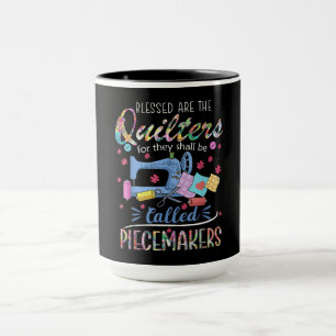 Mug Tuyauteries De Piecemakers Quilting Sewing Gift
