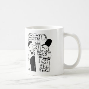 Mug Tuyaux congelés - Le plombier aide l'homme avec le
