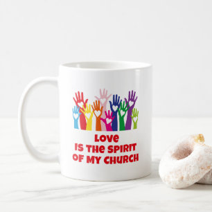 Mug TVUC Coeurs/Mains L'AMOUR est l'Esprit