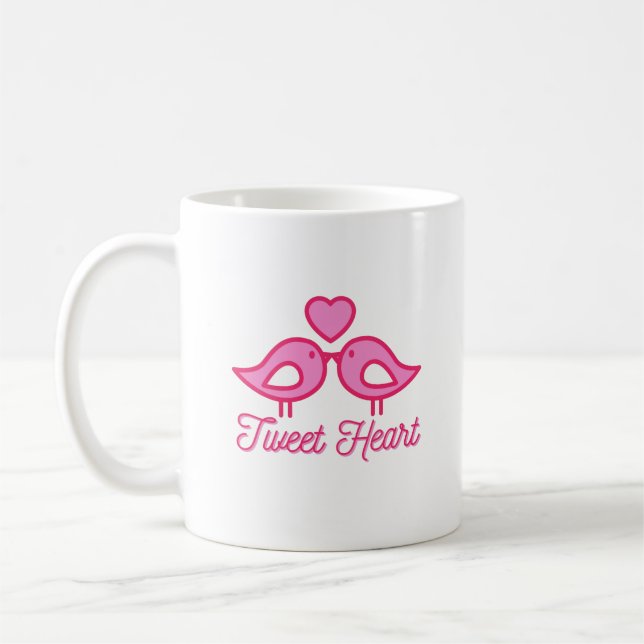 Mug Tweet Heart Love (Gauche)