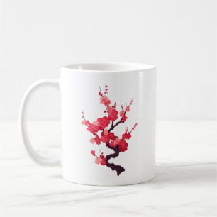 Mug Twig de cerisier japonais rose délicat