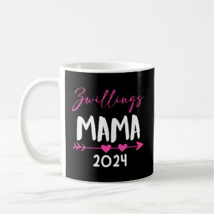 Mug Twins Mom 2024 Maman-to-be 2024 Attentive Twin Mom