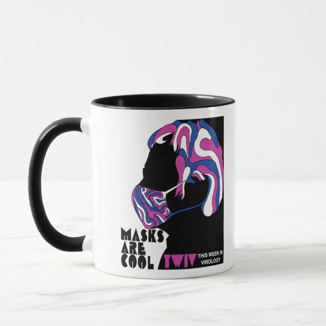 Mug TWiV Les masques sont des taches Cool (Gauche)