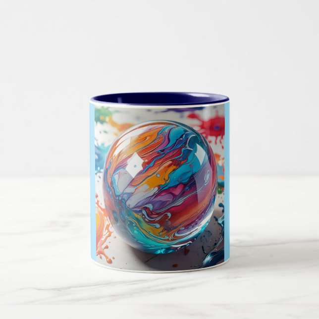 Mug Two Tone, 11oz (Marbre-13) (Centre)