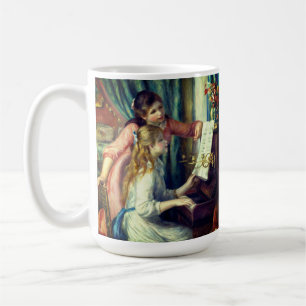 Mug Two Young Girls at the Piano par Renoir :
