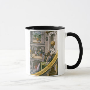 Mug Tycho Brahe (1546-1601) a vieilli 40, parmi son