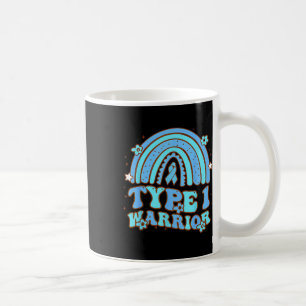 Mug Type 1 Guerrier Retro Rainbow Sensibilisation au d