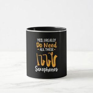 Mug Types de saxophone