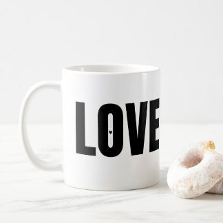 Mug Typographie de Black LOVE