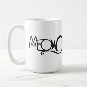 Mug Typographie de chat Miaou