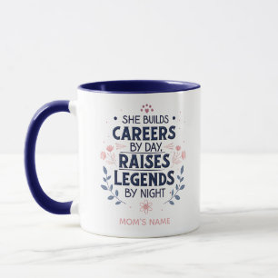 Mug Typographie de citation de maman modifiable – Carr