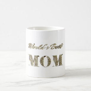 Mug Typographie de la meilleure maman d'or du monde
