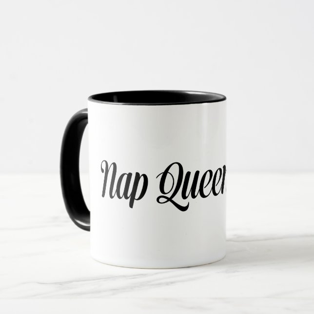 Mug Typographie de la reine Nap (Devant gauche)