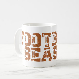 Mug Typographie de la saison de football