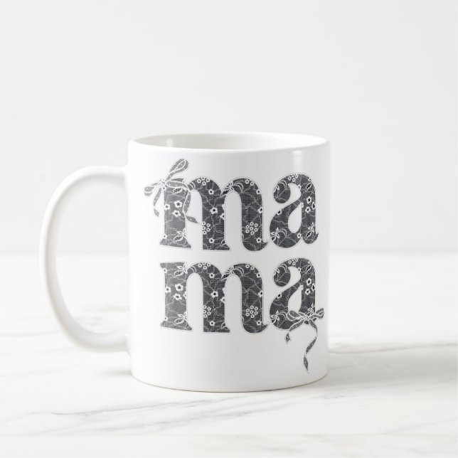 Mug Typographie de Lace Mama (Gauche)