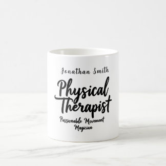 Mug Typographie de mouvement passionné de physiothérap