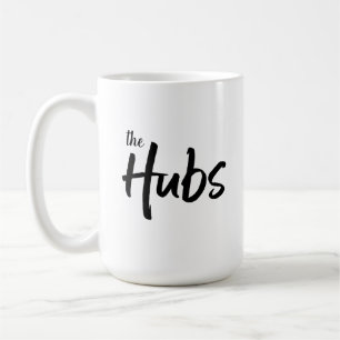 Mug Typographie de script de brosse moderne Hubs