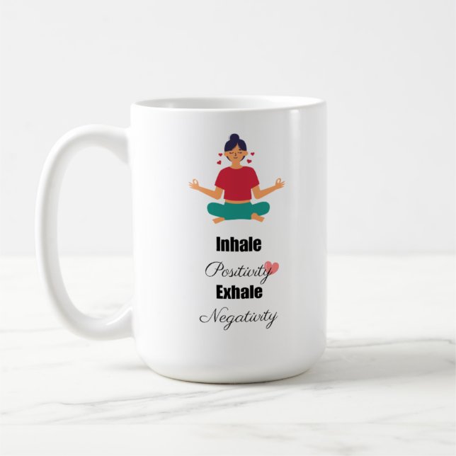 Mug typographie des citations positives (Gauche)