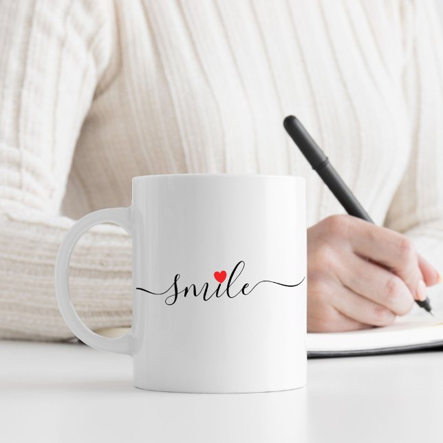 Mug Typographie du sourire (Créateur téléchargé)