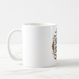 Mug Typographie gothique Halloween de la saison effray