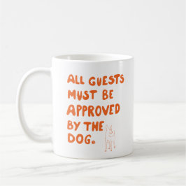 Mug Typographie manuscrite avec illustration de chien