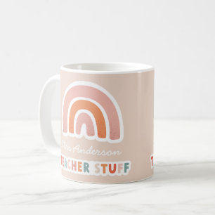 Mug Typographie moderne colorée et audacieuse Mu, prof