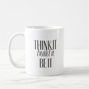 Mug Typographie noire gras Inspire Action Créatifs 