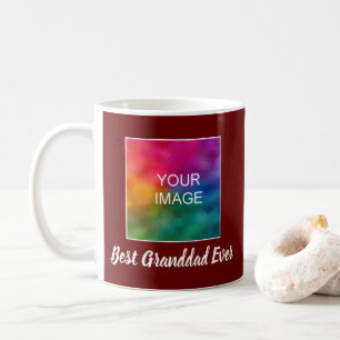 Mug Typographie Script Joli Rétro Meilleur Grand-Père 
