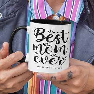 Mug Typographie Tendance Meilleure Maman Pour Toujours